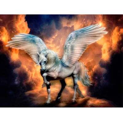 

5D DIY Full Drill Diamond Painting Novelty Horse Cross Stitch Embroidery
