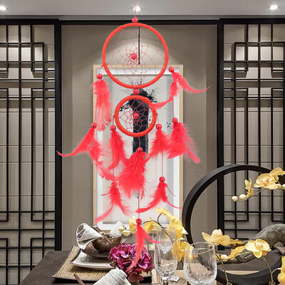 

Toponeto Handmade Dream Catcher Feathers Decoration For Car Wall Hanging Room Home Decor