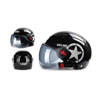 

Bike Motorcycle Half Face Helmet Sunscreen Ultraviolet-proof Protective Unisex Protective Gears Motorcycle Accessories