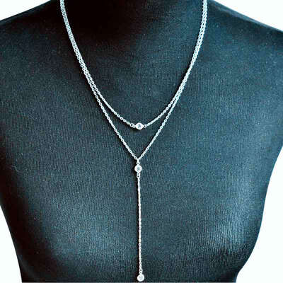 

Boho Necklaces for Women Vintage Gold Silver Chain Long Moon Statement Necklace Pendant Bohemian Choker Jewelry