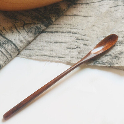 

Chinese Style Handcrafted Wooden Coffee Spoon Coffee Stirrers Honey Spoon Accessory
