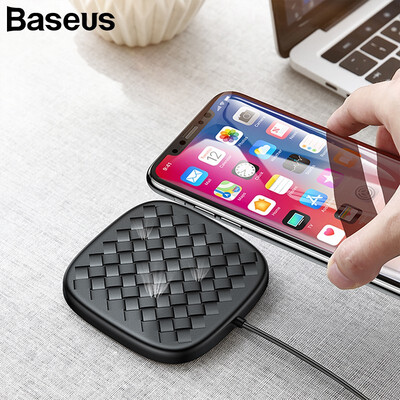 

Baseus 10W Qi Wireless For iphone XS XR XS Max 8 8plus Fast Wireless Charging For Samsung S9 S8 XiaoMi MIX