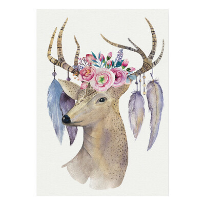 

〖Follure〗Christmas Cute Deer Head Environmental Waterproof Tattoo Sticker