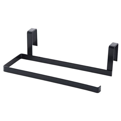 

Iron Roll Paper Rack Kitchen Cupboard Hanging Paper Towel Holder Rack Tissue Cling Film Storage Rack