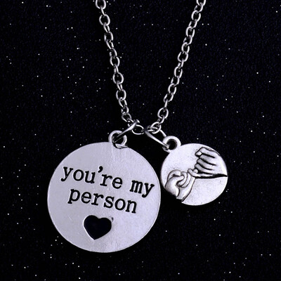 

Necklace Lovers Funny Jewelry Initial Anatomy Gift Friends Trendy Casual Initial