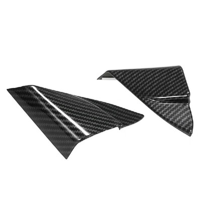 

Front Triangle Frame Cover Trim Carbon Fiber Style 2PCS Car Interior Accessories for Toyota Camry 2018