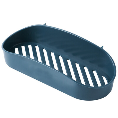 

YanRong Bathroom free punching wall hanging rack plastic bathroom storage rack kitchen spice rack wall storage shelf