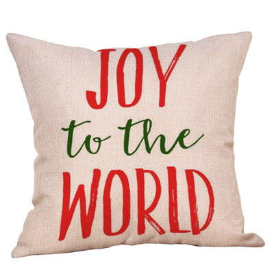 

〖Follure〗Merry Christmas Pillow Cases Cotton Linen Sofa Cushion Cover Home Decor