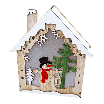 

〖Follure〗Christmas Ornaments LED Light Chalet Hotel Bar Christmas Tree Decoration