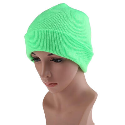 

Mens Women Beanie Knit Ski Cap Hip-Hop Color Winter Warm Unisex Wool Hat