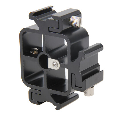 

3 in1 All-metal Tri-Hot Shoe Mount Adapter for Flash Holder Bracket