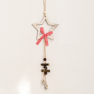 

〖Follure〗Christmas Decor Gifts Wooden Pendant Tree Ornament Party Home Hanging Decor