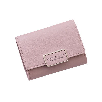 

Tailored Women Wallet Small Zipper Multi Card Position Leather Coin Purse Card Holder