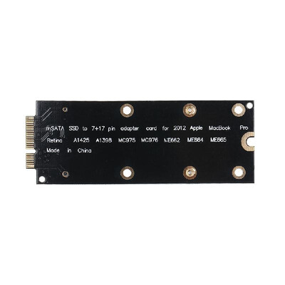 

mSATA SSD to 717Pin Adapter Card for 2012 Apple Macbook Pro Retina A1425 A1398 Mini PCI-E SATA SSD Converter Card