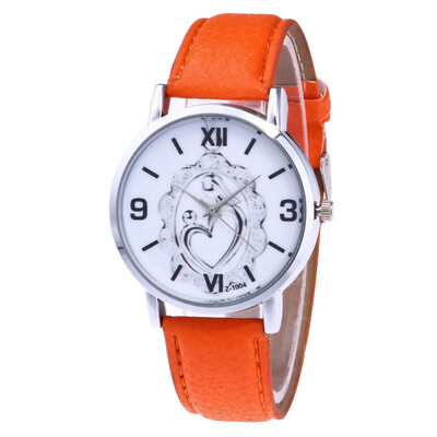 

Fashion Cute water flower Animal Watch Women Girl Leather Strap Analog Quartz Watch For Women relojes de mujer Montres Femme &Ff