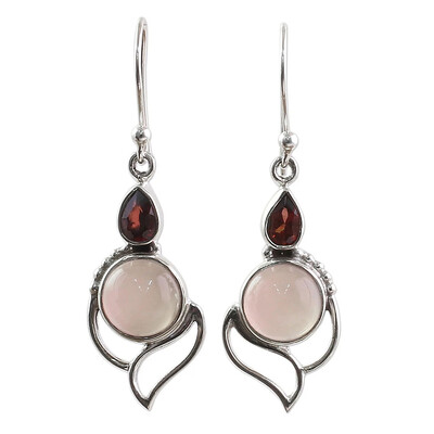 

Women Vintage Jewelry Sterling Silver Moonstone Earrings Gemstone Dangle Hook Stud Earring Engagament Wedding Gift