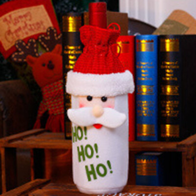 

Faddish Christmas Santa Wine Bottle Gift Bag Ornaments Cover Xmas Home Party Decor