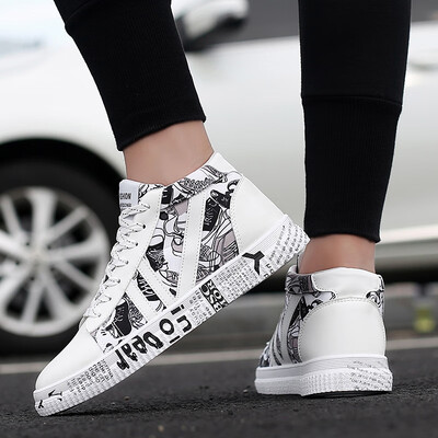 

Summer breathable sports mens shoes white Joker casual canvas white mens shoes tide shoes