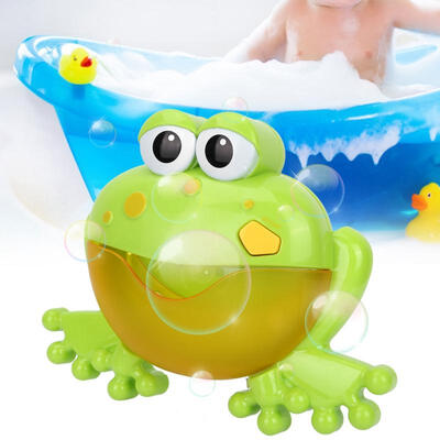

Greensen Automatic Cartoon Frog Shaped Bubble Maker Baby Songs Kids Funny Bath Shower Toy