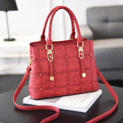 

Handbag handbag summer new pu leather Korean button middle-aged women mother bag