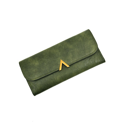 

Korean womens wallets womens long womens multifunctional soft wallets childrens wallets in hand wave