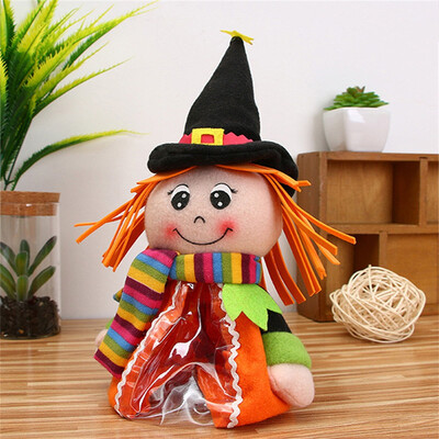 

Siaonvr Halloween Kids Dress Up Toy Halloween Witch Candy Zip Bag
