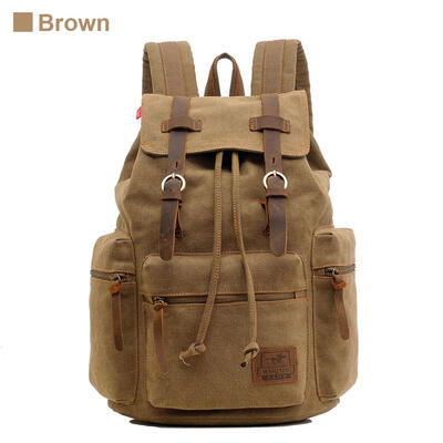 

Travel Canvas Sport Rucksack Camping School Satchel Laptop Hiking Bag Back