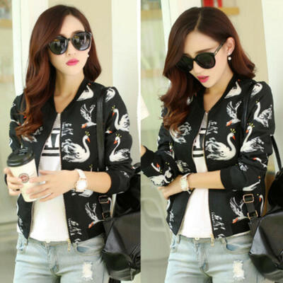 

Womens Ladies Jacket Coats Winter Biker Casual Flight Top Motor Outwear Autumn