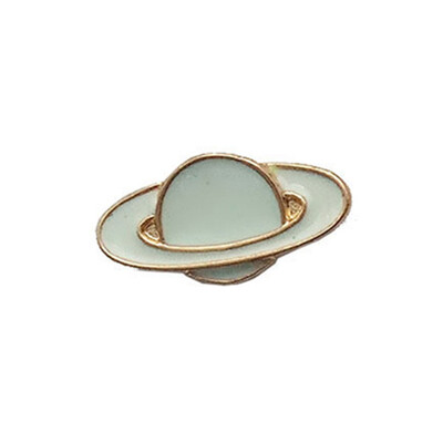 

2pcs Cartoon Lovely Aircraft Rocket Planet Collar Brooch Pins Jewelry Unisex New