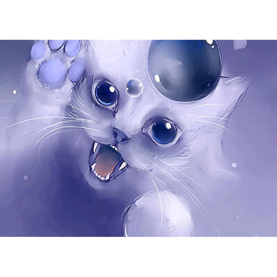 

5D DIY Full Drill Diamond Painting Cartoon Cat Cross Stitch Embroidery Kits