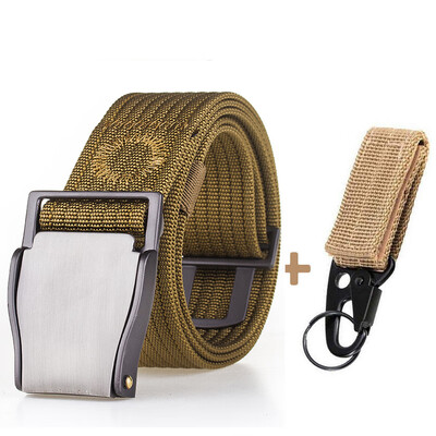 

New Nylon Belt Men Army Tactical Designer Belt For Jeans Military Combat Belts Emergency Survival Waist Belt Strap Automatic