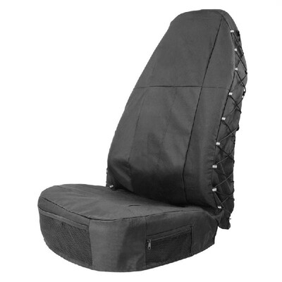 

Waterproof Universal Car Bucket Seat Cover Multi-Pockets Organizer Storage Holder Protector Black