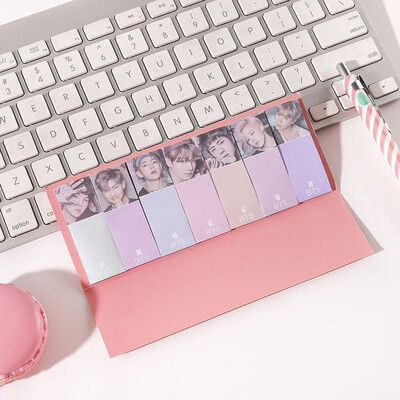 

Skisneostype- BTS Sticky Notes Kpop MAP of The Soul Persona Self-Sticking Handy Memo Slips Memo Pad Stickers