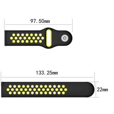 

〖Follure〗Replacement Soft Silicagel WatchBand Strap For Samsung Gear S3 Frontier A