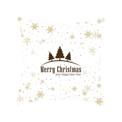 

Tailored Merry Christmas Pillow Cases Nordic Sofa Cushion Cover Home Decoration