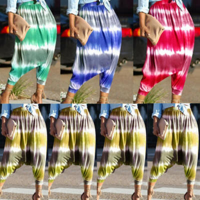 

New Womens Floral Wide Leg Trousers Ladies Stretch Pants Plus Size 2019