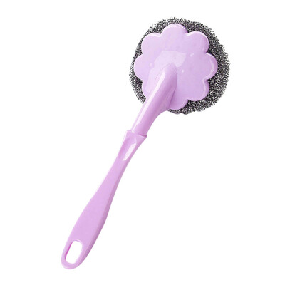 

Toponeto Home Kitchen with Handle Wire Ball Brush Dishwashing Pot Brush