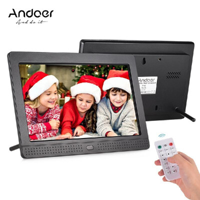 

Andoer P702 7 Inch LED Digital Photo Frame IPS Desktop Electronic Album 1280800 HD Supports MusicVideoPhoto PlayerAlarm Clock