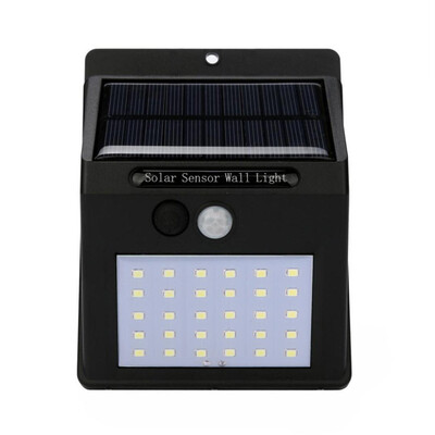 

Siaonvr 30 LED Solar Powered Wall Light Motion Sensor Outdoor Garden Security Lamp