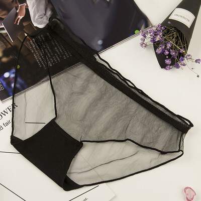 

Women Transparent Solid Sexy Lingerie Underwear Womens Panties Briefs Knickers