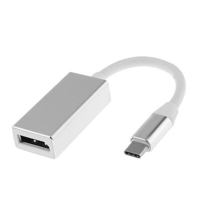 

USB-C Type-C to DP Adapter Support 4K Male to Female HDTV Converter Cable