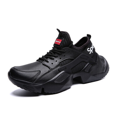 

Mens shoes 2019 autumn new sports wind shoes lightweight platform students Korean version of the tide shoes flying woven breathable running shoes