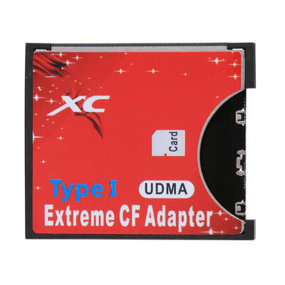 

High Speed MMC Memory Card to Flash Type I Card CF Card Reader Adapter Case