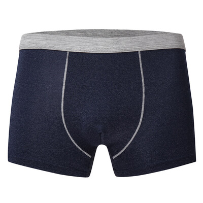 

Tailored 4PC Men Summer Breathable Ice Silk Stitching Sexy Comfortable Shorts Underpants