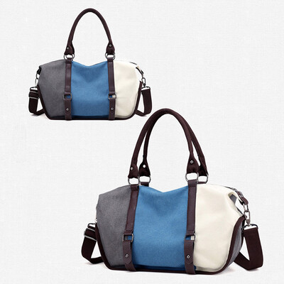 

Tailored Women Fashion Split Joint Crossbody Bag Shoulder Bag Handbag Totes Blue