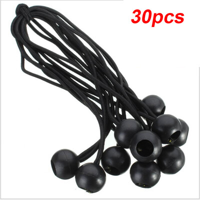 

30pcs Ball Elastic Tarpaulin Tied Rope 15cm Tensioner Tie Tent Spare Fittings