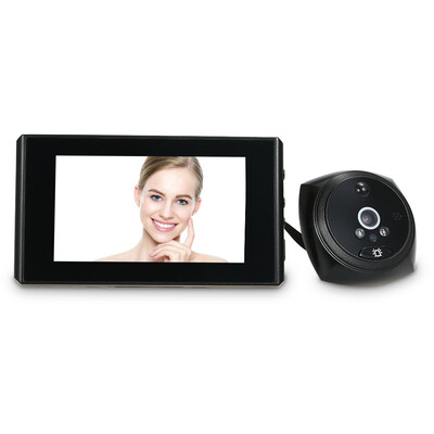 

13MP Peephole Door Camera 43 Inch Color LCD Screen Monitor Video Door Viewer Door Eye Doorbell PIR Motion Detection Photo Takin