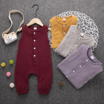

UK Newborn Baby Boy Girl Cotton Bodysuit Romper Jumpsuit Clothes Outfits Sunsuit