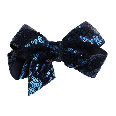 

Creative 2Pcs Baby Kid Girl Large Hair Bows Sequin Alligator Clips Headwear baby girl christmas gifts