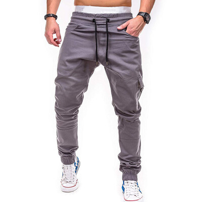 

Gobestart Mens Casual Sport Pants Slim Fit Solid Trousers Running Joggers Sweatpants
